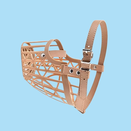 Plastic Muzzle (Leather Strap)