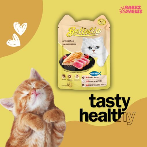 Bellotta Pouch Tuna & Chicken (85g) - Image 3