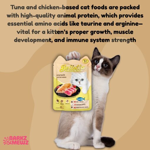 Bellotta Pouch Tuna & Chicken (85g) - Image 5